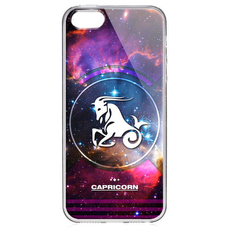 Capricorn - Universal - iPhone 5/5S/SE Carcasa Transparenta Silicon