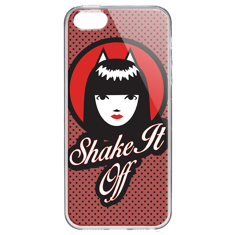 Shake it Off - iPhone 5/5S/SE Carcasa Transparenta Silicon