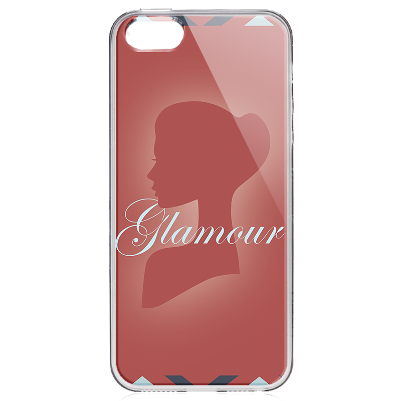 Glamour - iPhone 5/5S/SE Carcasa Transparenta Silicon