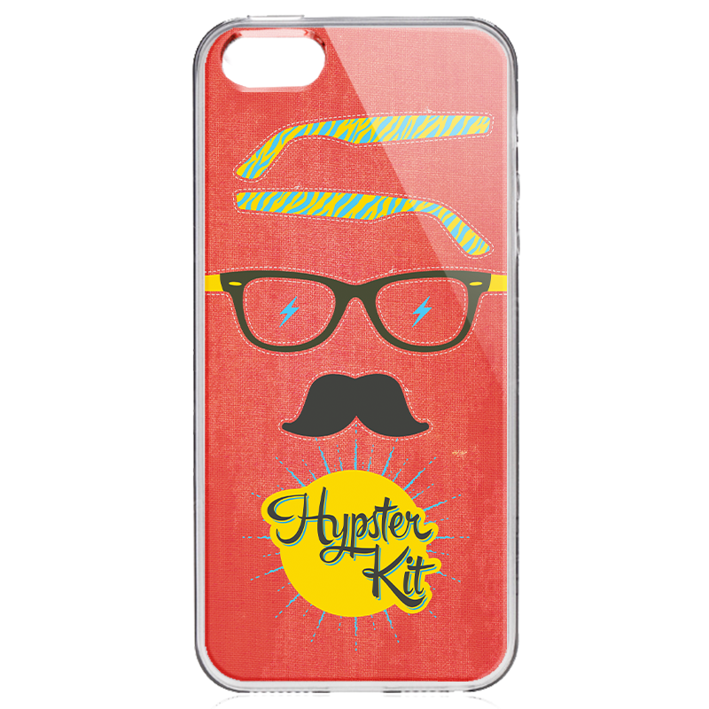 Hypster Kit - iPhone 5/5S/SE Carcasa Transparenta Silicon