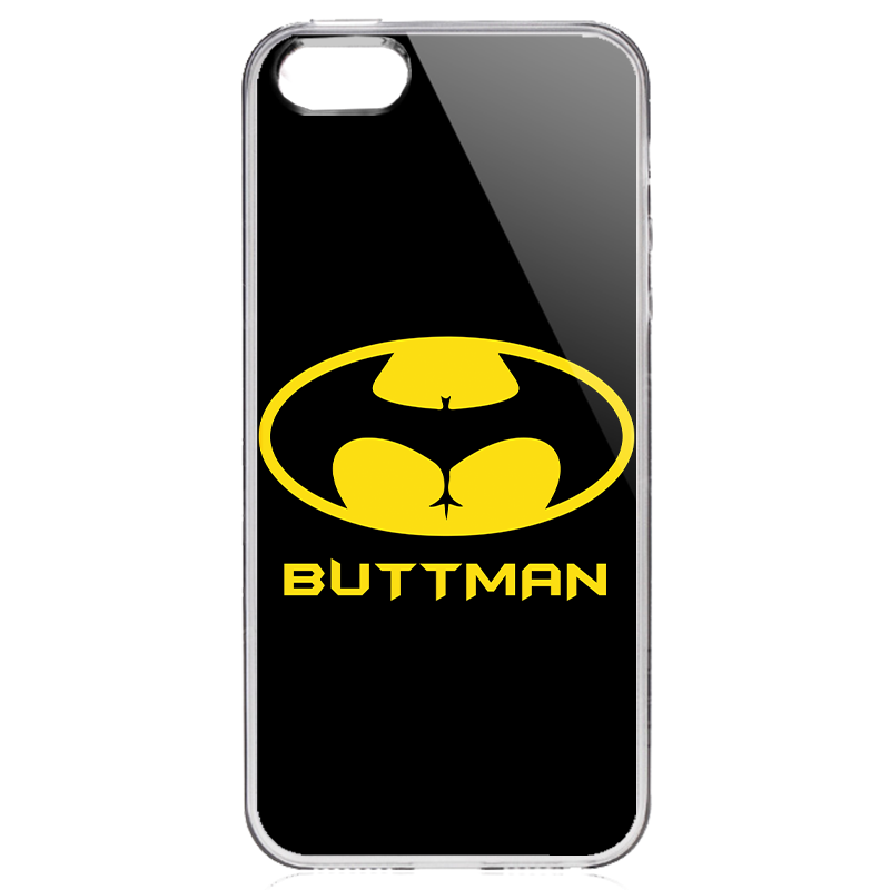 Buttman - iPhone 5/5S/SE Carcasa Transparenta Silicon