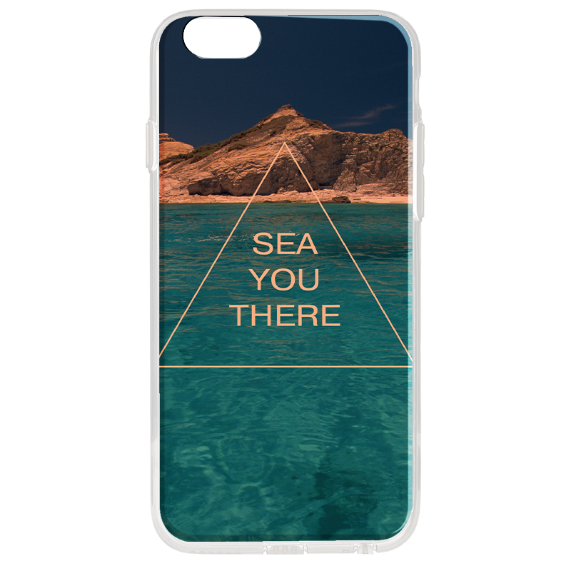 Sea You There - iPhone 6 Carcasa Transparenta Silicon