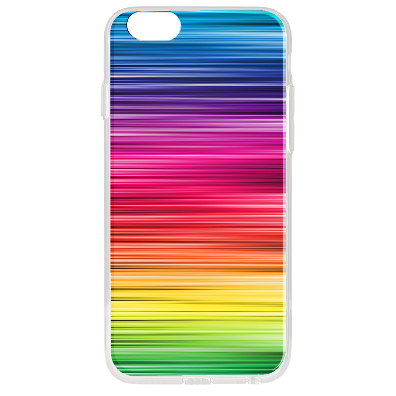 Rainbow Warrior - iPhone 6 Carcasa Transparenta Silicon