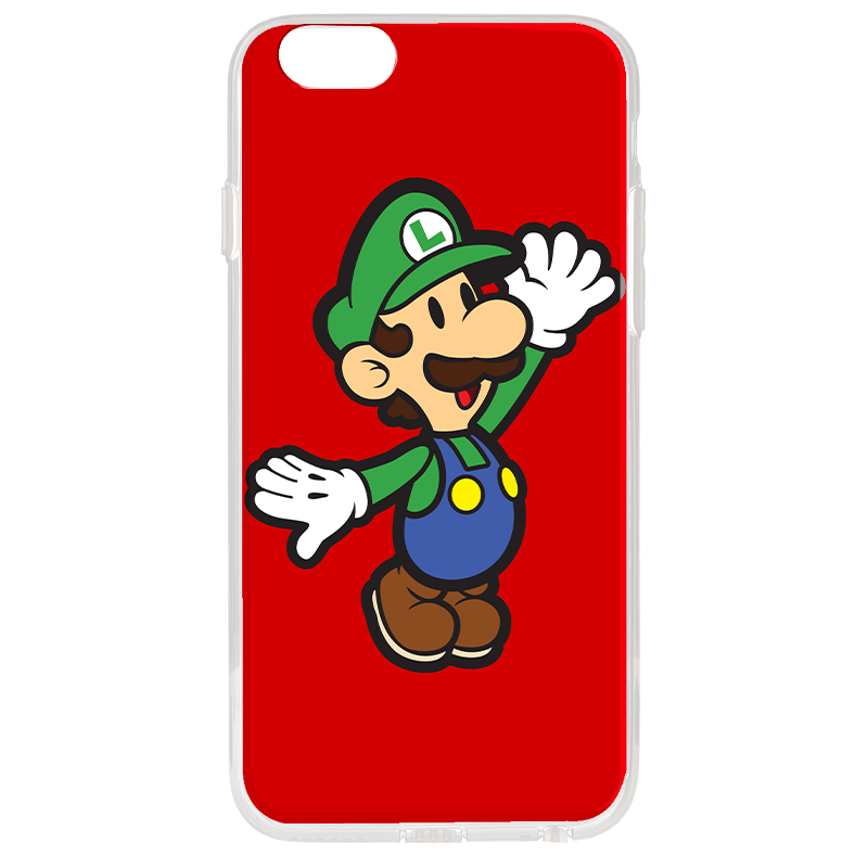 Luigi Two - iPhone 6 Carcasa Transparenta Silicon
