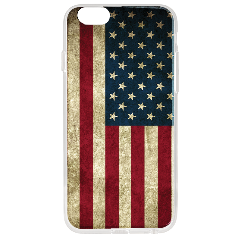 USA - iPhone 6 Carcasa Transparenta Silicon