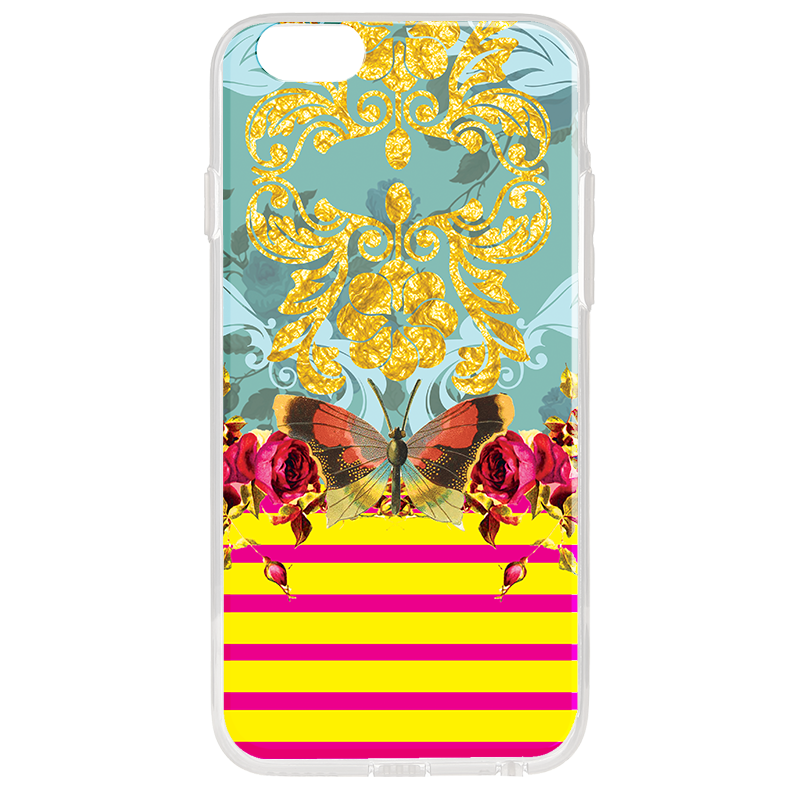 Butterfly Effect - iPhone 6 Plus Carcasa Transparenta Silicon