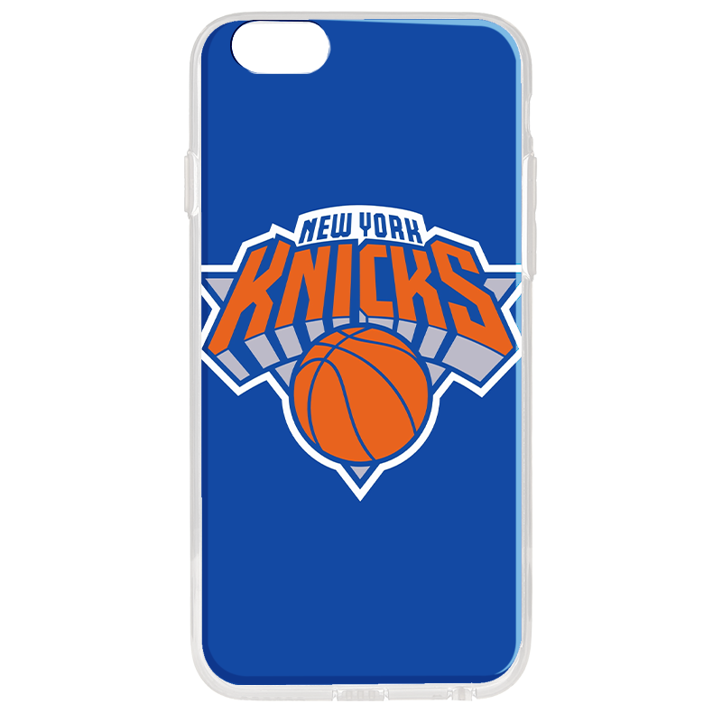 New York Knicks - iPhone 6 Plus Carcasa Transparenta Silicon