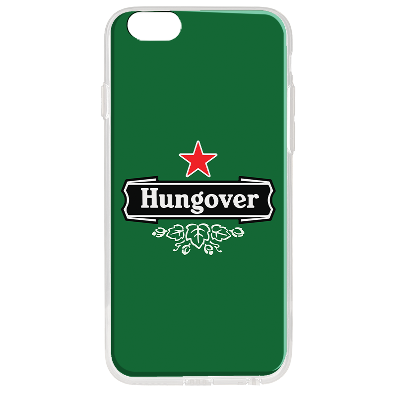Hungover - iPhone 6 Plus Carcasa Transparenta Silicon