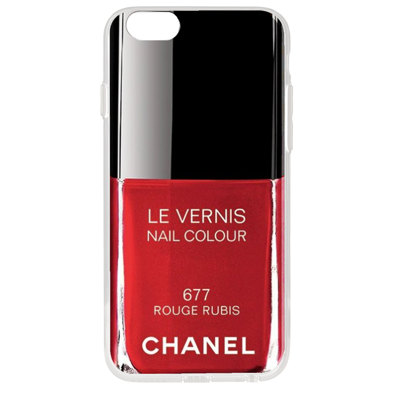 Chanel Rouge Rubis Nail Polish - iPhone 6 Carcasa Fumurie Silicon