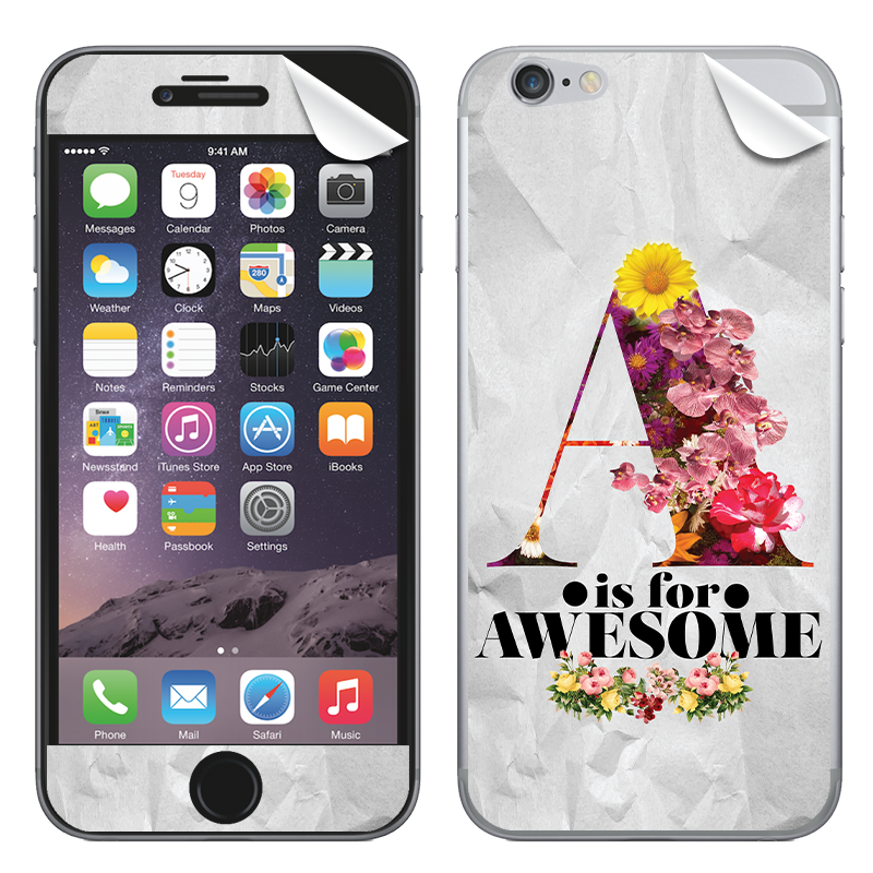 A is for Awesome - iPhone 6 Skin