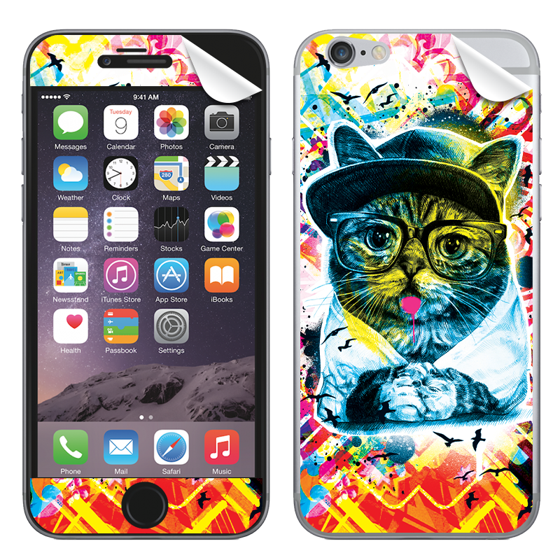 Hipster Meow - iPhone 6 Plus Skin