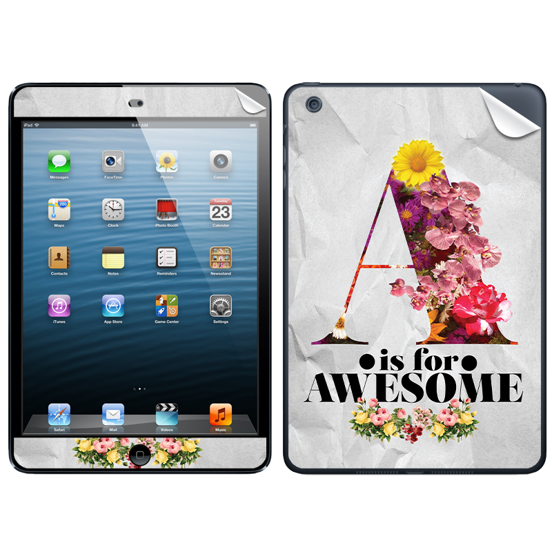 A is for Awesome - Apple iPad Mini Skin