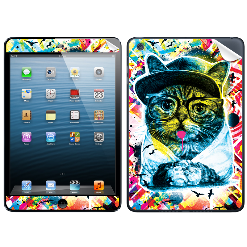 Hipster Meow - Apple iPad Mini Skin