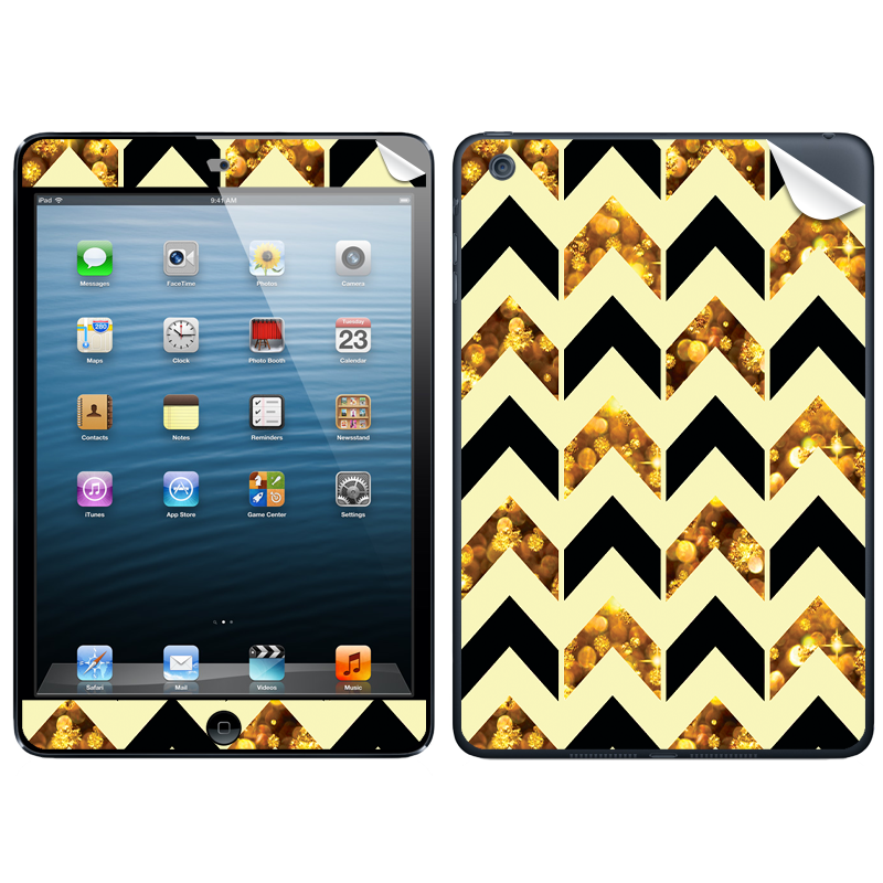 Black & Gold - Apple iPad Mini Skin