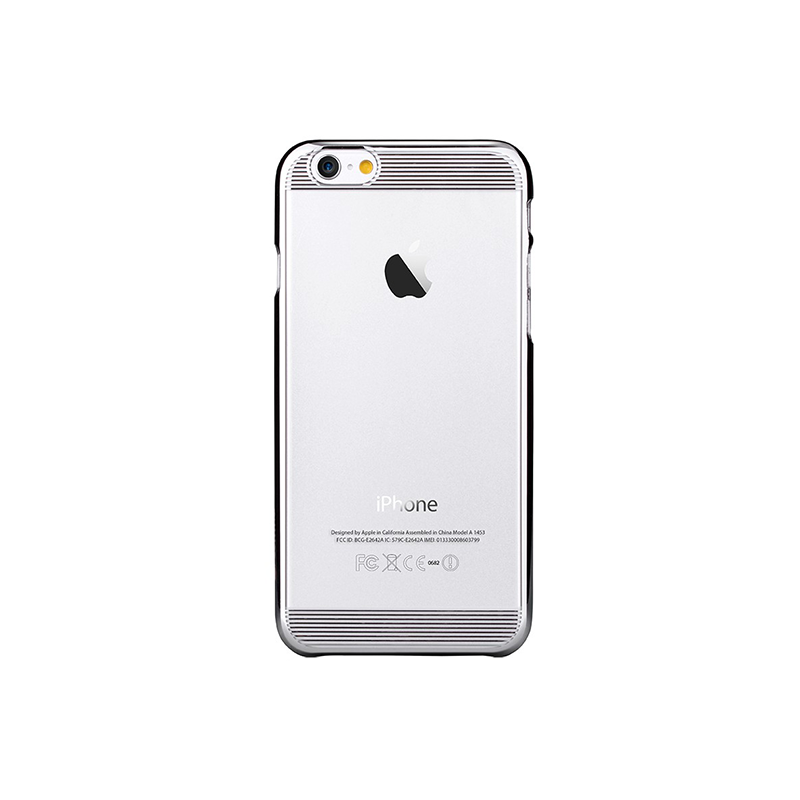 Brightness Silver - Comma Carcasa iPhone 6 Plus TPU (rama electroplacata)
