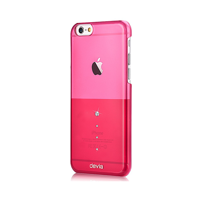 Crystal Unique Rose Pink - Devia iPhone 6/6S Carcasa TPU (Cristale Swarovski®)