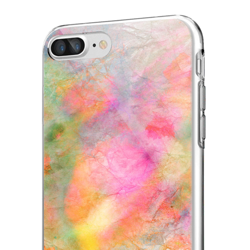 Colored Paper - iPhone 7 Plus / iPhone 8 Plus Carcasa Transparenta Silicon