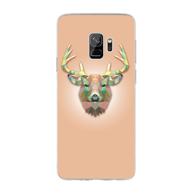 Deer - Samsung Galaxy S9 Carcasa Transparenta Silicon