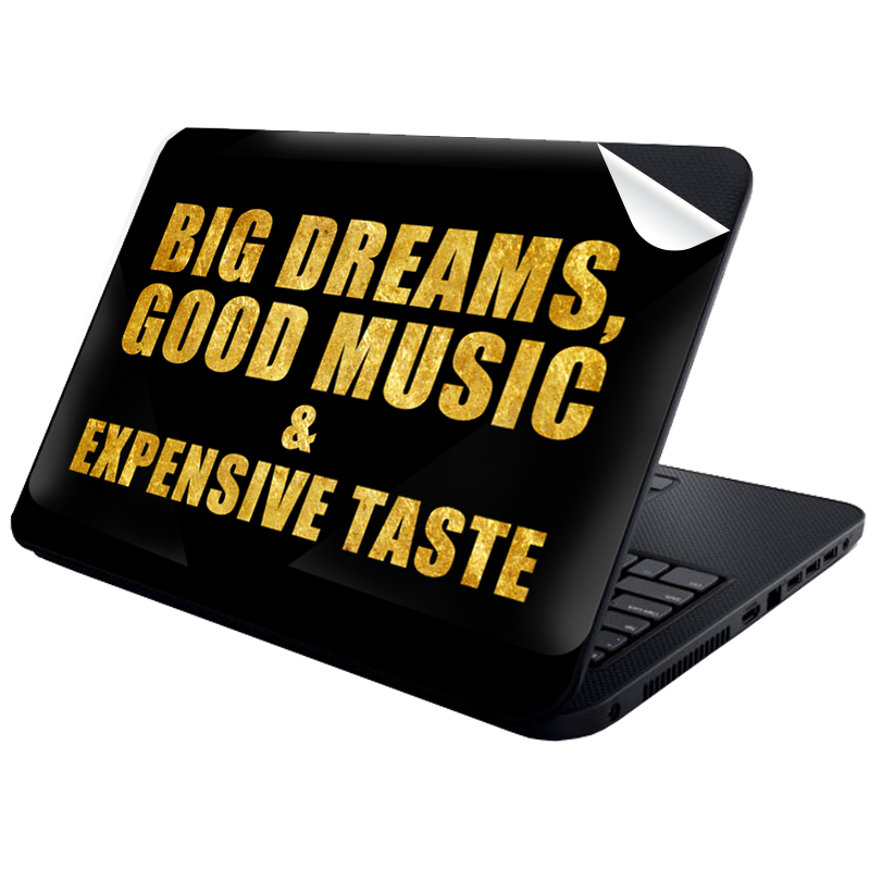 Good Music Black - Laptop Generic Skin