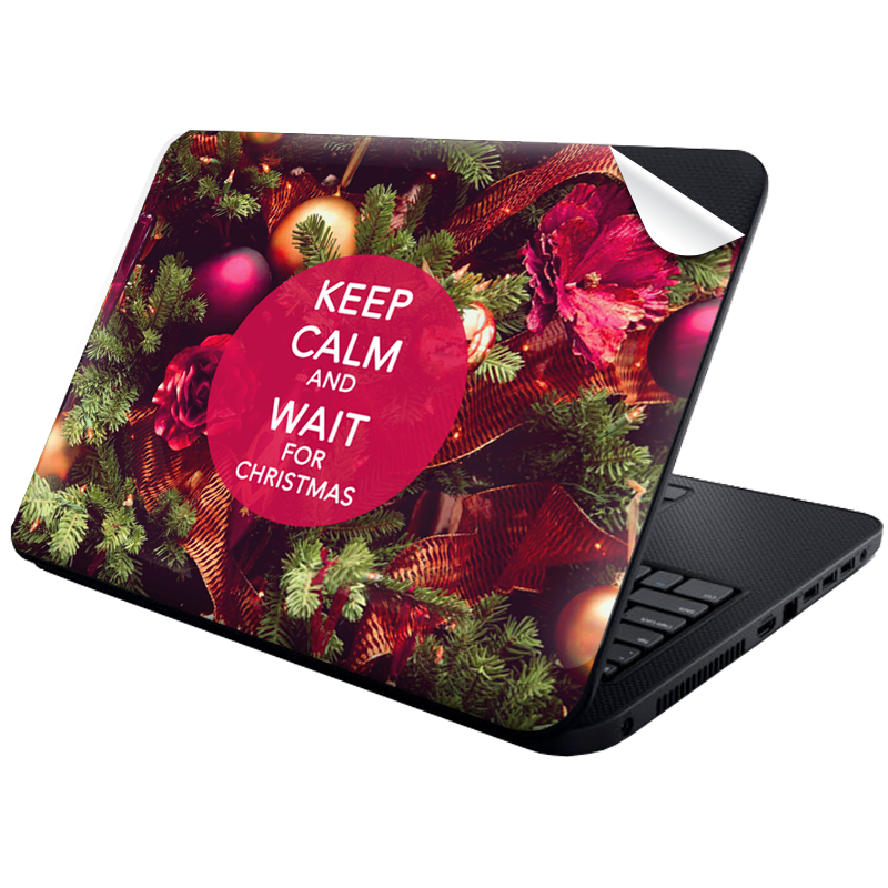 Keep Calm and Wait for Christmas - Laptop Generic Skin