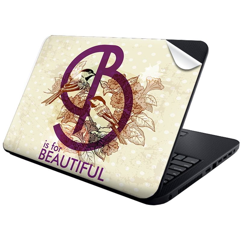 B is for Beautiful - Laptop Generic Skin