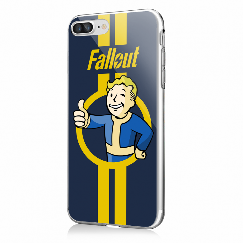 Fallout - iPhone 7 Plus / iPhone 8 Plus Carcasa Transparenta SIlicon