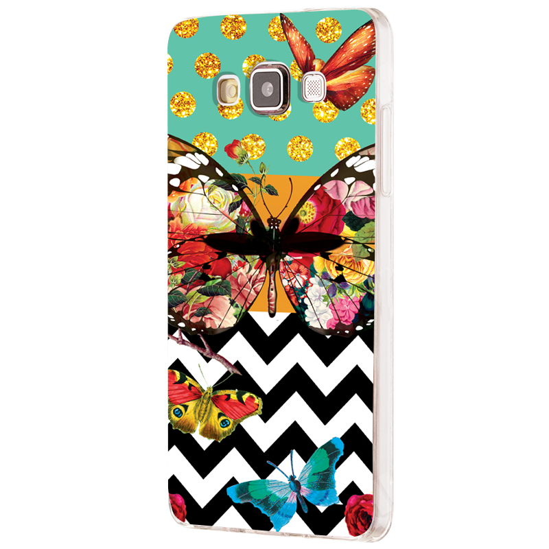 Butterfly Contrast - Samsung Galaxy J5 Carcasa Silicon 