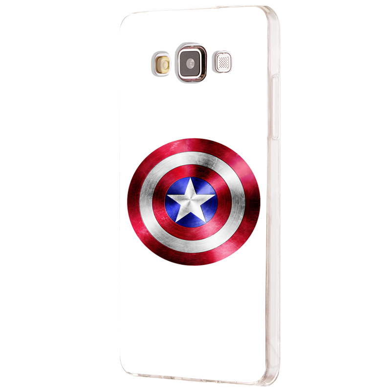 Captain America Logo - Samsung Galaxy J5 2016 Carcasa Silicon 