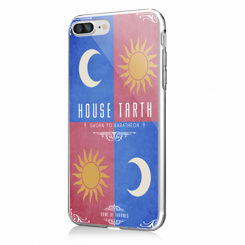 GoT House Tarth - iPhone 7 Plus / iPhone 8 Plus Carcasa Transparenta Silicon
