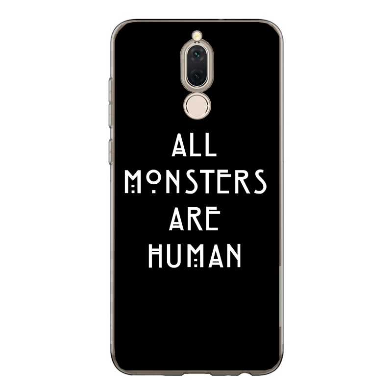 All Monsters are Human - Huawei Mate 10 Lite Carcasa Transparenta Silicon