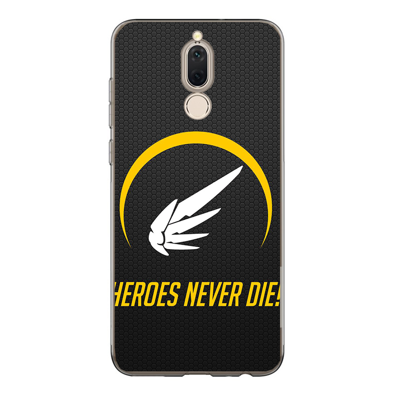Overwatch Heroes - Huawei Mate 10 Lite Carcasa Transparenta Silicon