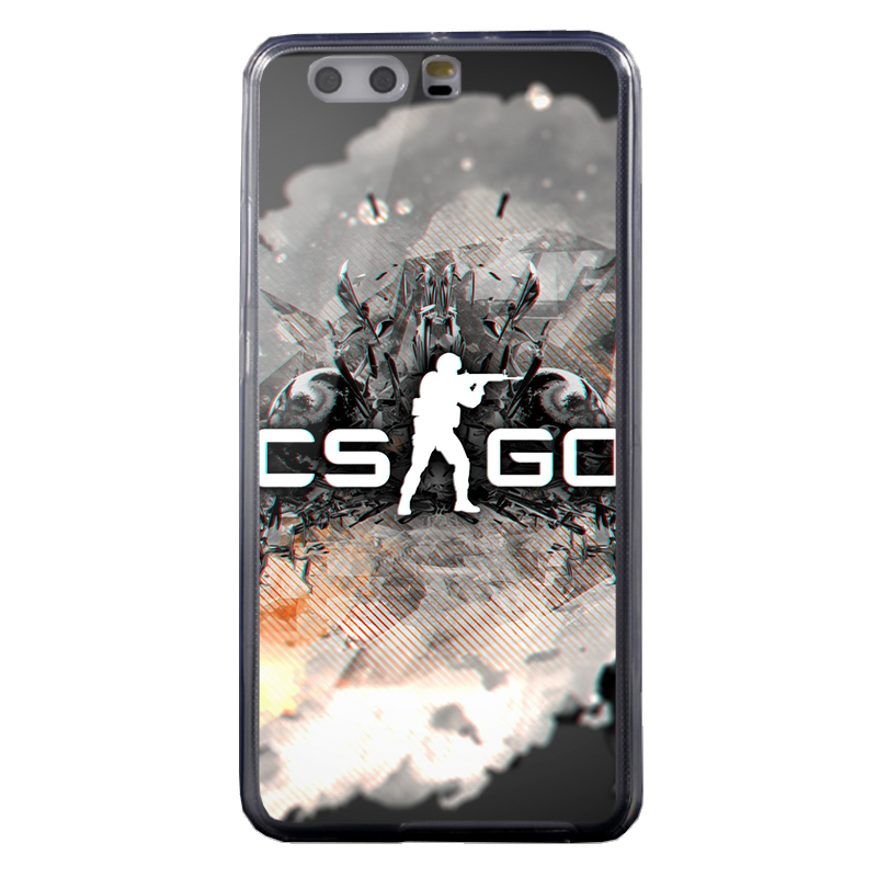 Counter Strike Go - Huawei P8 Lite Carcasa Transparenta Silicon