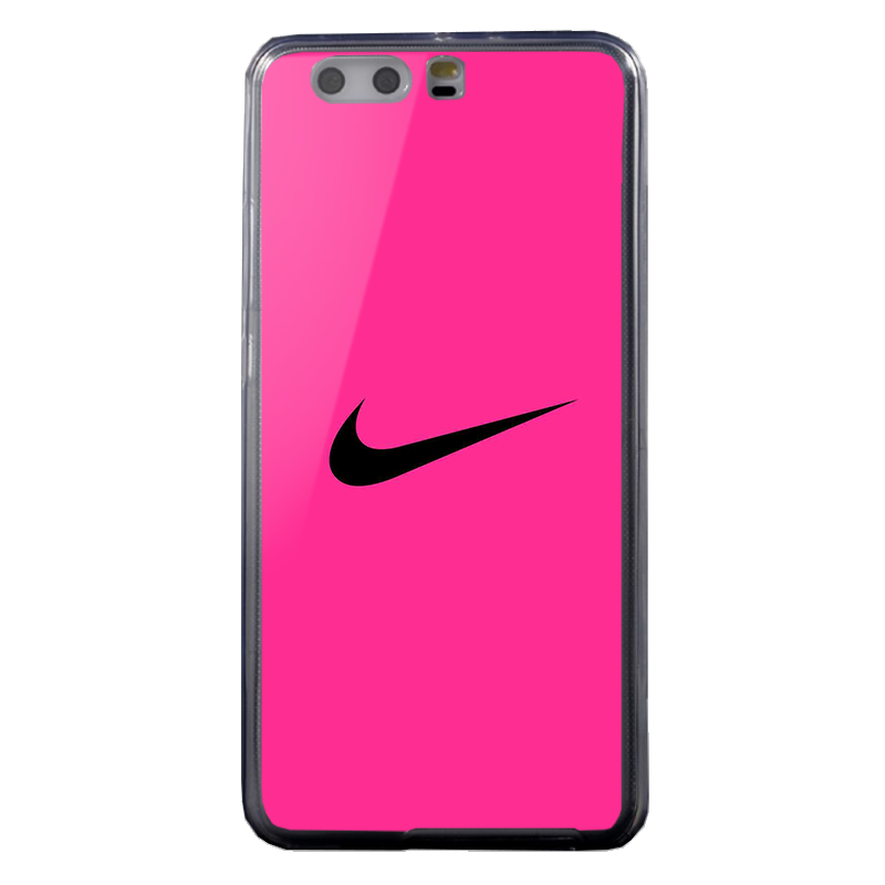 Pink Nike - Huawei P10 Plus Carcasa Transparenta Silicon