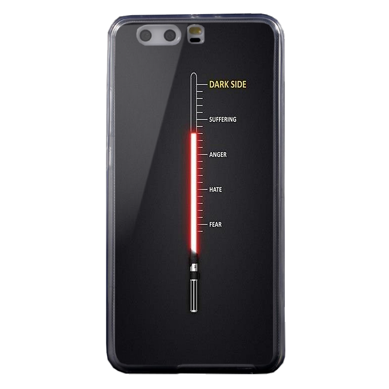 Star Wars Lightsaber - Huawei P10 Carcasa Transparenta Silicon
