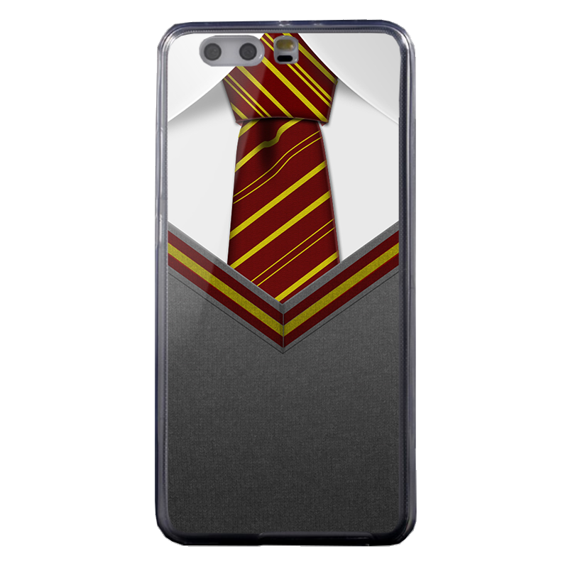 Harry Potter Tie - Huawei P8 Lite Carcasa Transparenta Silicon