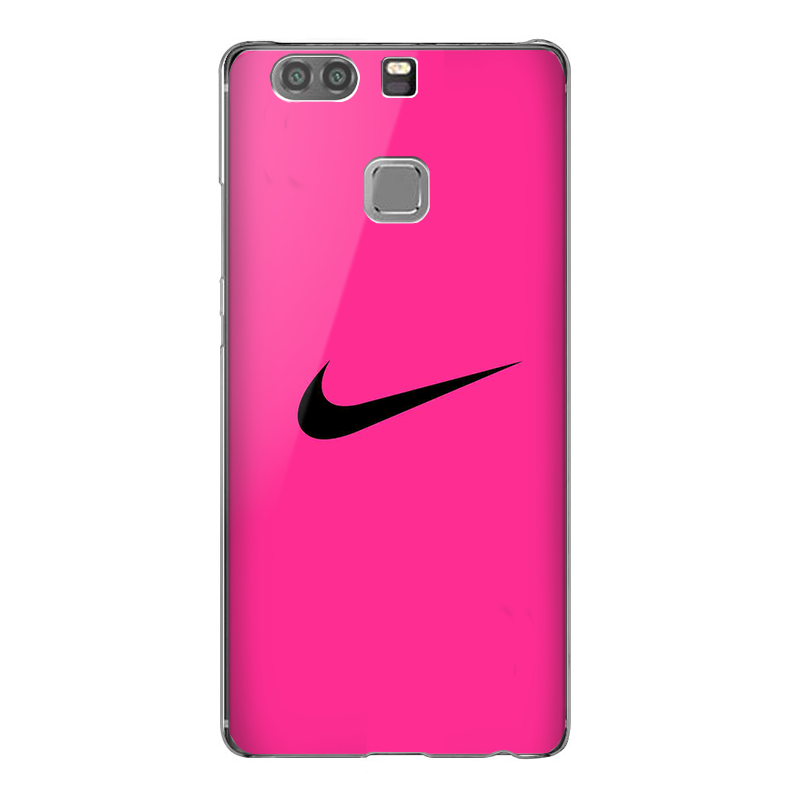 Pink NIke- Huawei P9 Plus Carcasa Transparenta Silicon