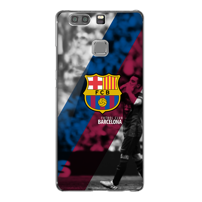 FC Barcelona 2 - Huawei P9 Plus Carcasa Transparenta Silicon