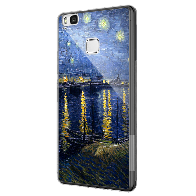 Van Gogh - Starryrhone - Huawei P9 Lite Carcasa Silicon