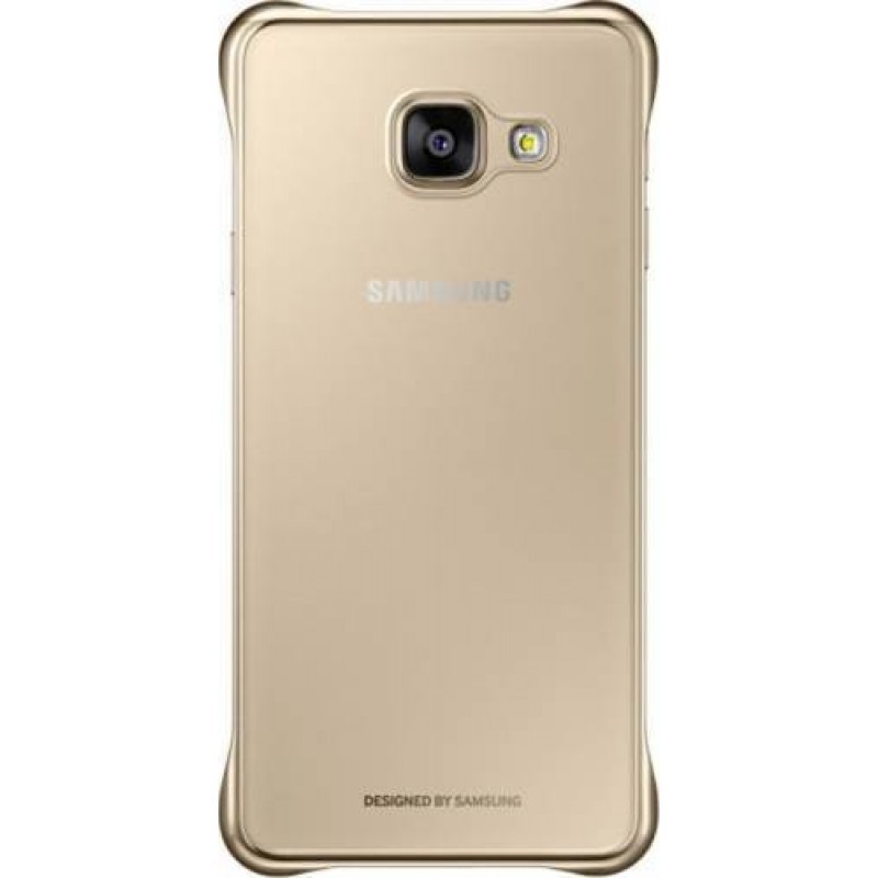 Husa Samsung Transparent + Auriu - Samsung Galaxy A3 (2016)