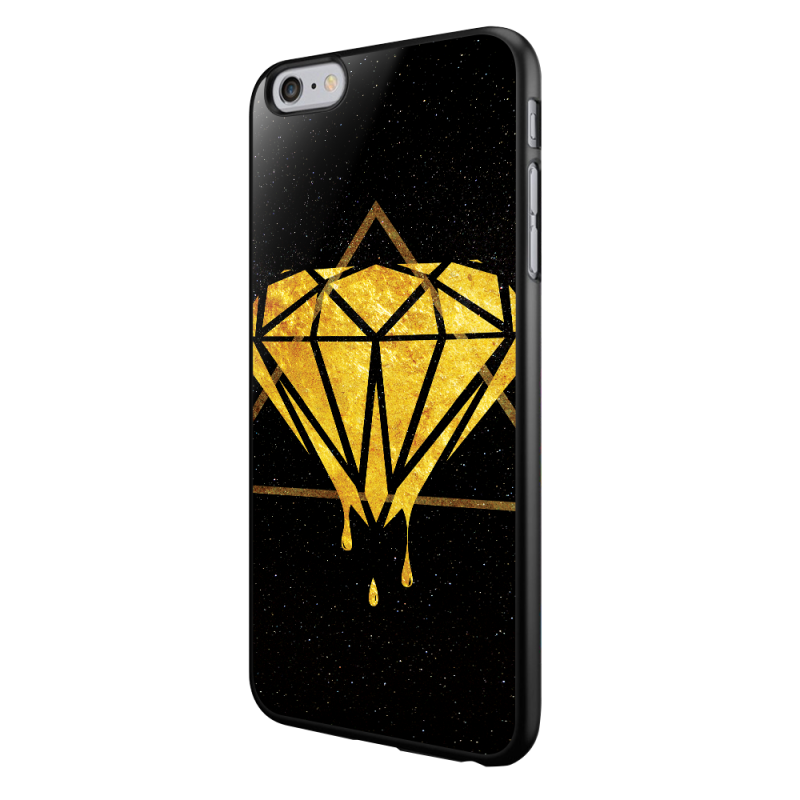 Diamond - iPhone 6/6S Carcasa Neagra TPU