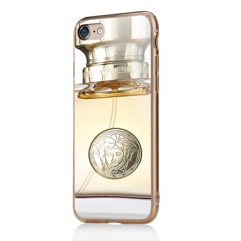 Versace Perfume - iPhone 7 / iPhone 8 Carcasa Transparenta Silicon
