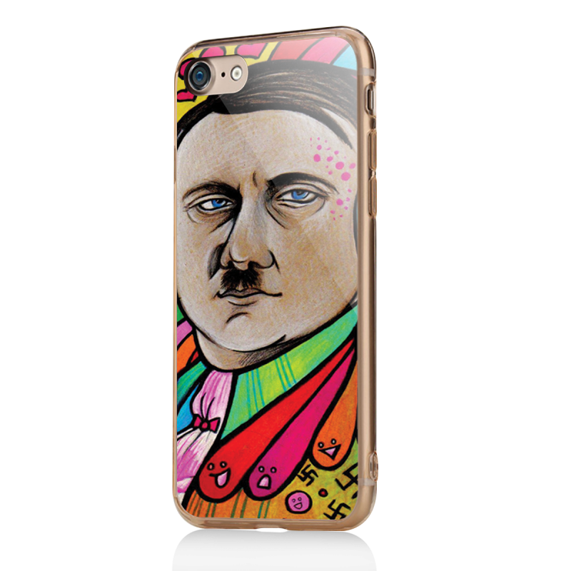 Hitler Meets Colors - iPhone 7 / iPhone 8 Carcasa Transparenta Silicon