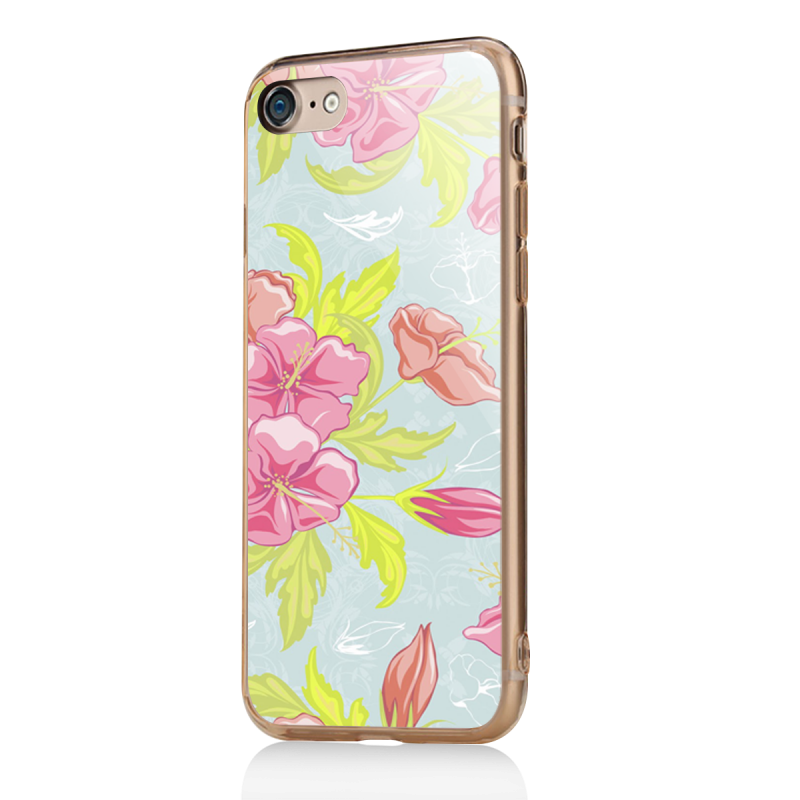 Vintage Blossom - iPhone 7 / iPhone 8 Carcasa Transparenta Silicon