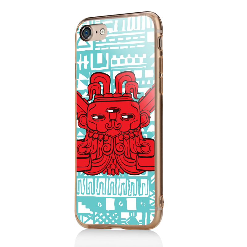 Red God - iPhone 7 / iPhone 8 Carcasa Transparenta Silicon