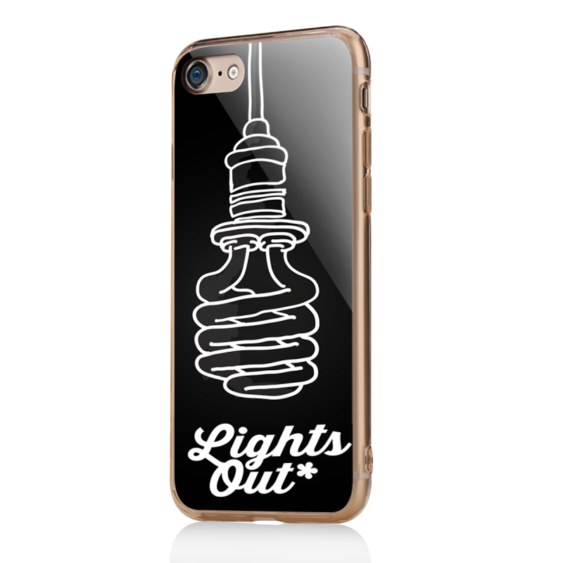 Lights Out - iPhone 7 / iPhone 8 Carcasa Transparenta Silicon