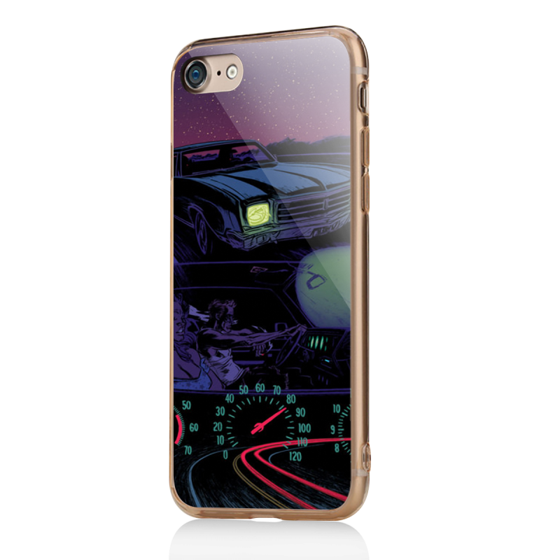Night Ride - iPhone 7 / iPhone 8 Carcasa Transparenta Silicon