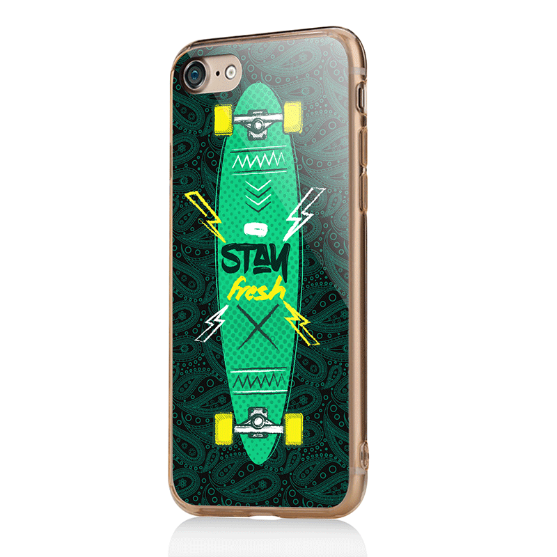 Stay Fresh - iPhone 7 / iPhone 8 Carcasa Transparenta Silicon