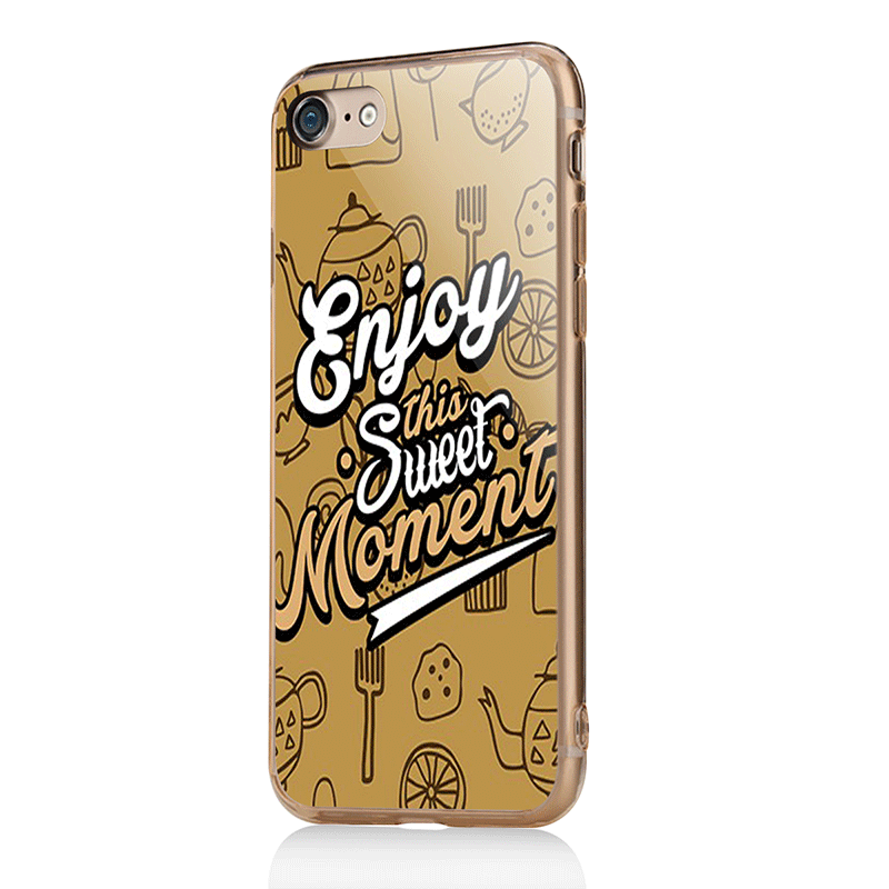 Enjoy This Sweet Moment - iPhone 7 / iPhone 8 Carcasa Transparenta Silicon