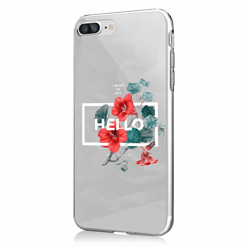 Hello Gorgeous - iPhone 7 Plus / iPhone 8 Plus Carcasa Transparenta Silicon