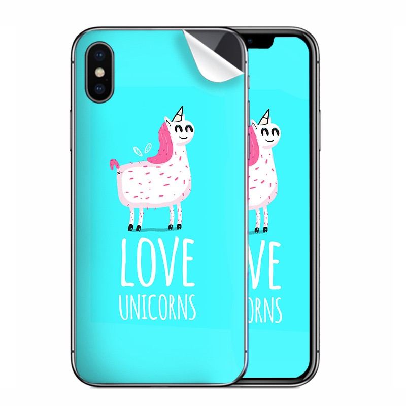 Love Unicorns - iPhone X Skin